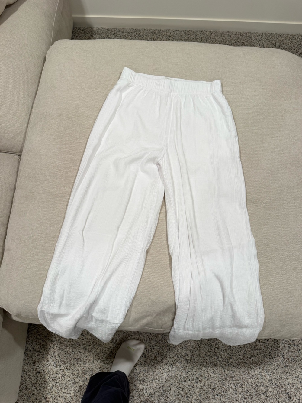 Abercrombie White Pants